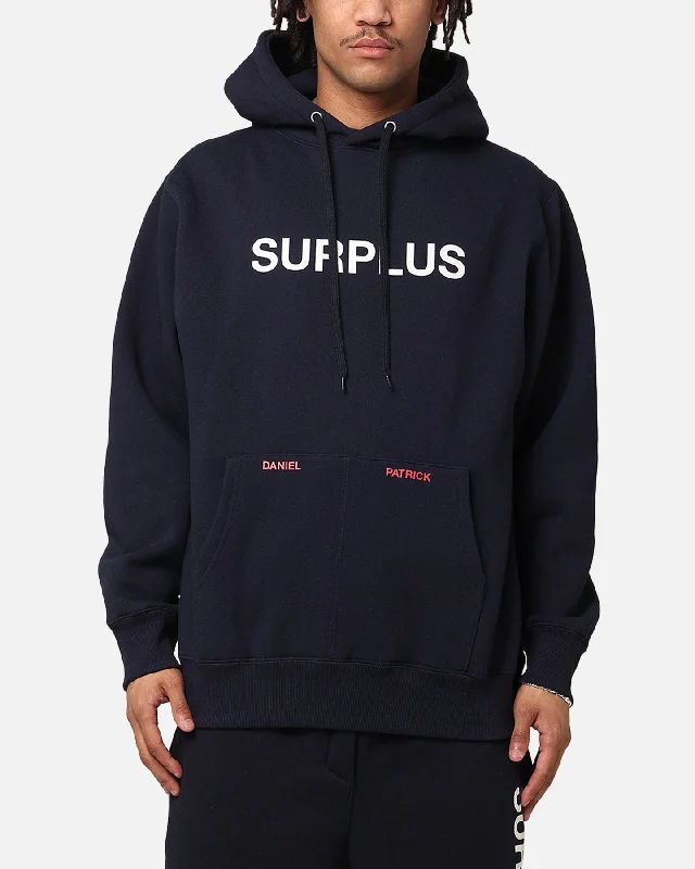 Daniel Patrick Surplus Logo Hoodie Navy/Cream/Red Hoodie with Reflective Safety Nightwear