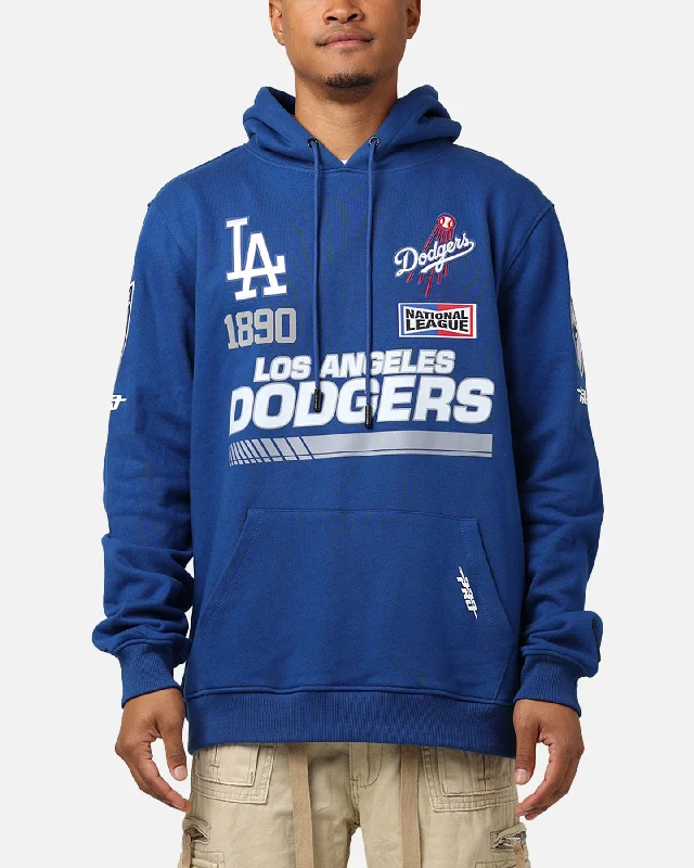 Pro Standard Los Angeles Dodgers Fast Lane Hoodie Dodger Blue Hoodie with Pattern Geometric Abstract