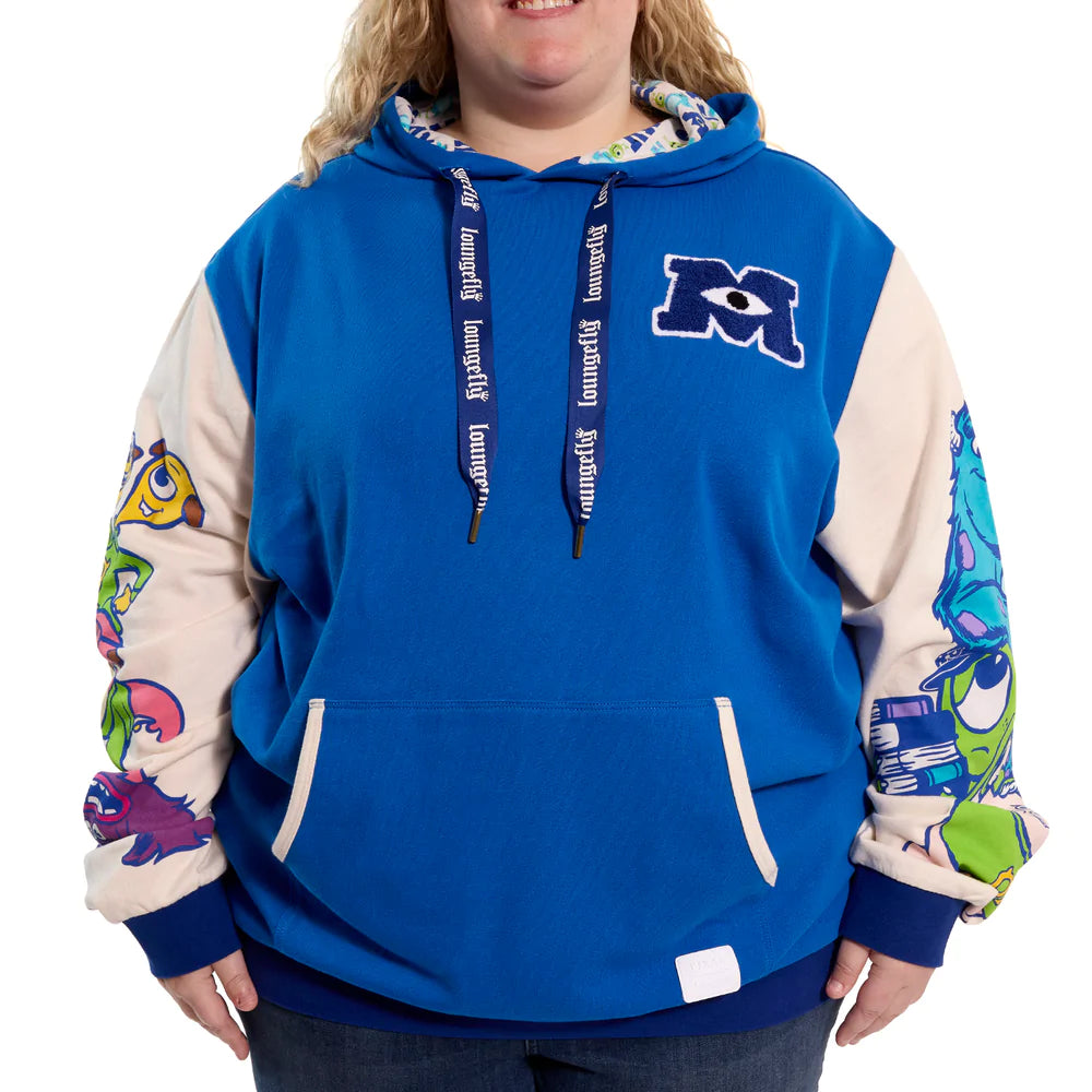 Loungefly Monsters University Unisex Hoodie Hoodie with Gradient Ombre Colorful