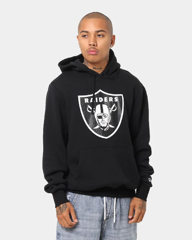 New Era Las Vegas Raiders Hoodie Black/White Hoodie with Embroidery Detailed Premium