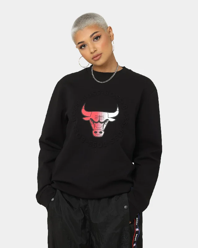 Hugo Boss Hugo Boss X NBA Basic Chicago Bulls Crewneck Sweatshirt Black Hoodie with Camouflage Military Edgy