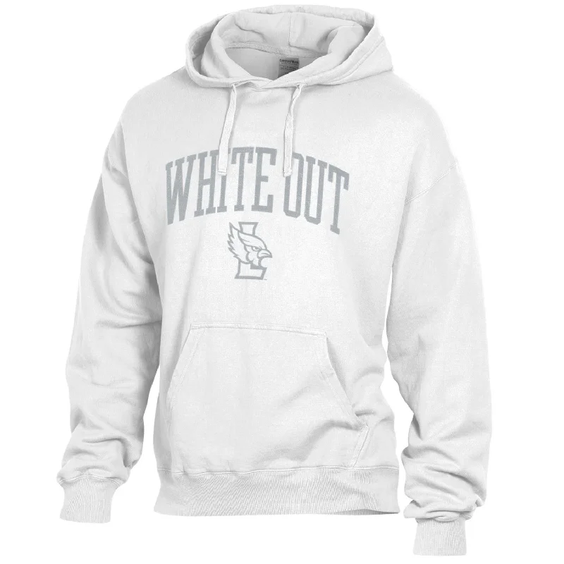 Liberty Blue Jays Comfort Wash WHITE OUT Hooded Sweatshirt - Gear Hoodie Sweatshirt Pullover