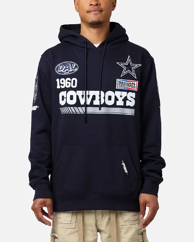 Pro Standard Dallas Cowboys Fast Lane Hoodie Midnight Navy Hoodie with Lining Warm Insulated