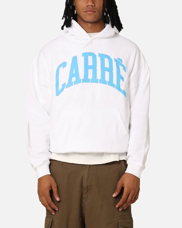 Carré Arch Oversized Hoodie White Hoodie with Illustration Artistic Creative