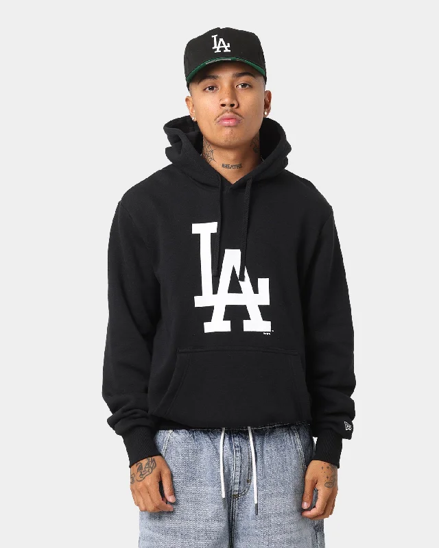 New Era Los Angeles Dodgers Hoodie Black/White Hoodie with Print Artistic Unique