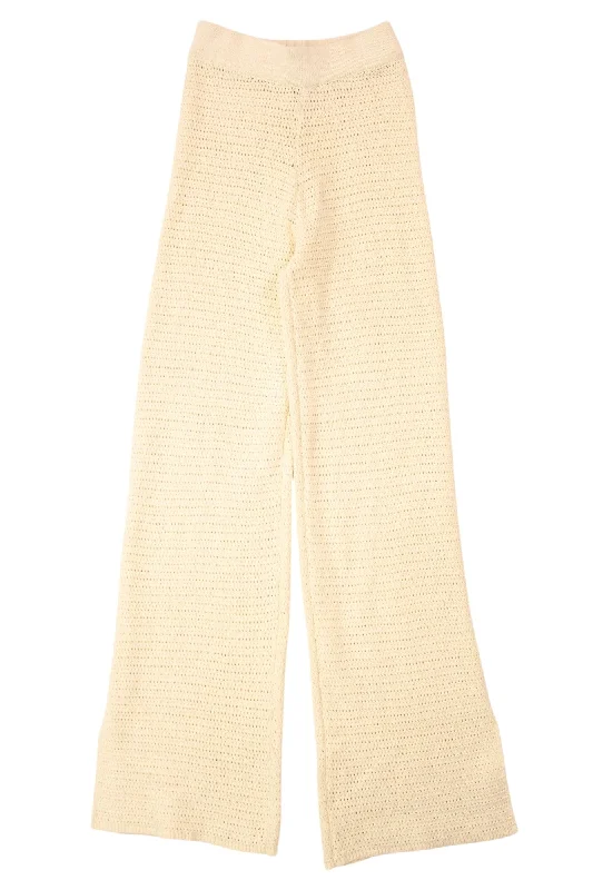 Zulu & Zephyr - Crochet Pants Elegant Trouser Pants