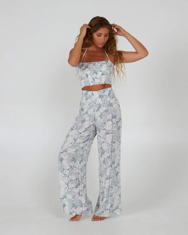 Mainland Beach Pant - Sea Blue High-Waist Jeans