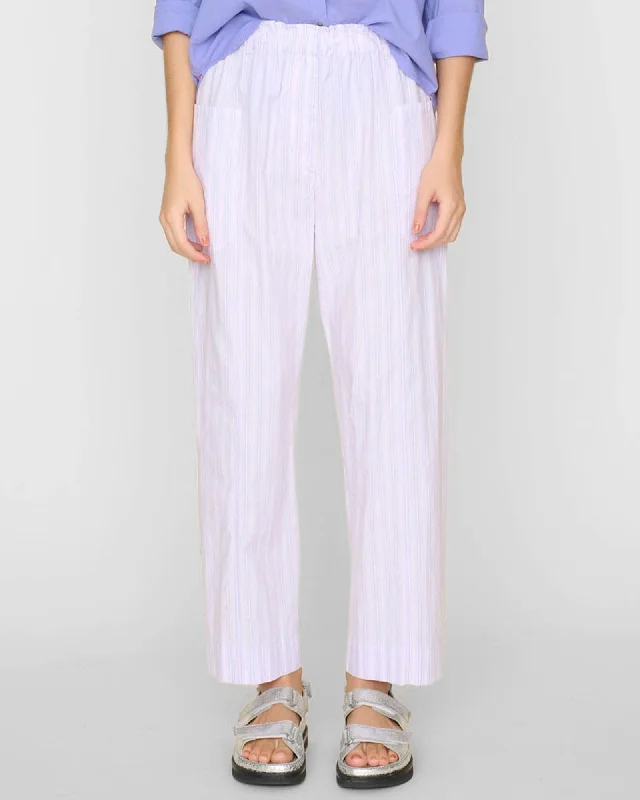 Jake Stripe Pants Casual Wide Pants