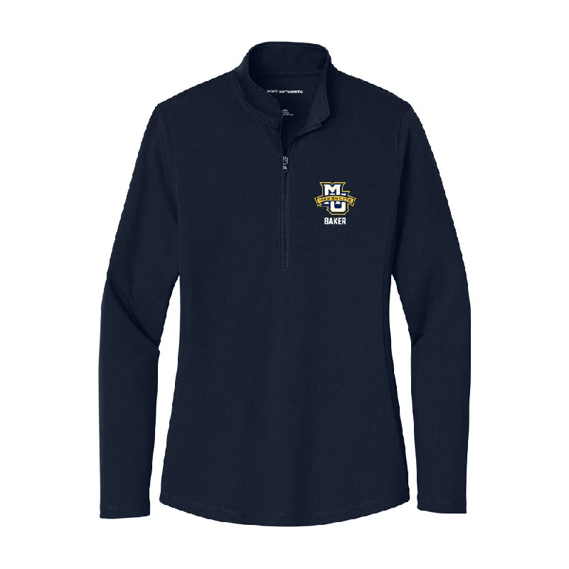 Marquette - NCAA Women's Track & Field : Sanai Baker - Women's Lightweight Quarter Zip Jacket Knit Jacket Woven Jacket Fleece Jacket