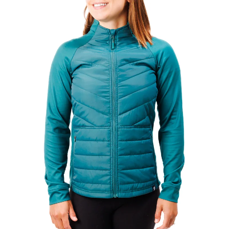 Waggle Women's Evergreen Range Puffer Jacket Mesh Jacket Canvas Jacket Denim Jacket