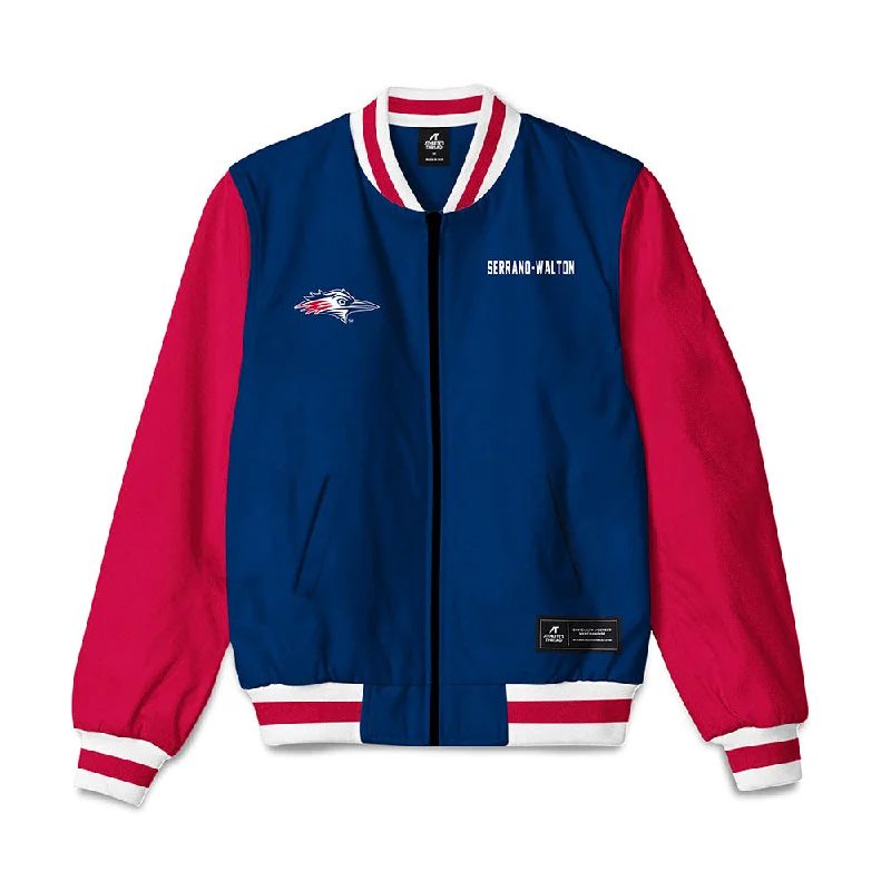 MSU Denver - NCAA Women's Track & Field : Mariah Serrano-Walton - Bomber Jacket Mesh Jacket Canvas Jacket Denim Jacket