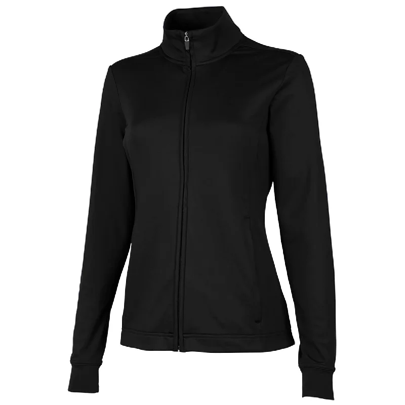 Charles River Women's Black NU Fitness Jacket Rayon Fabric Velvet Fabric Corduroy Fabric