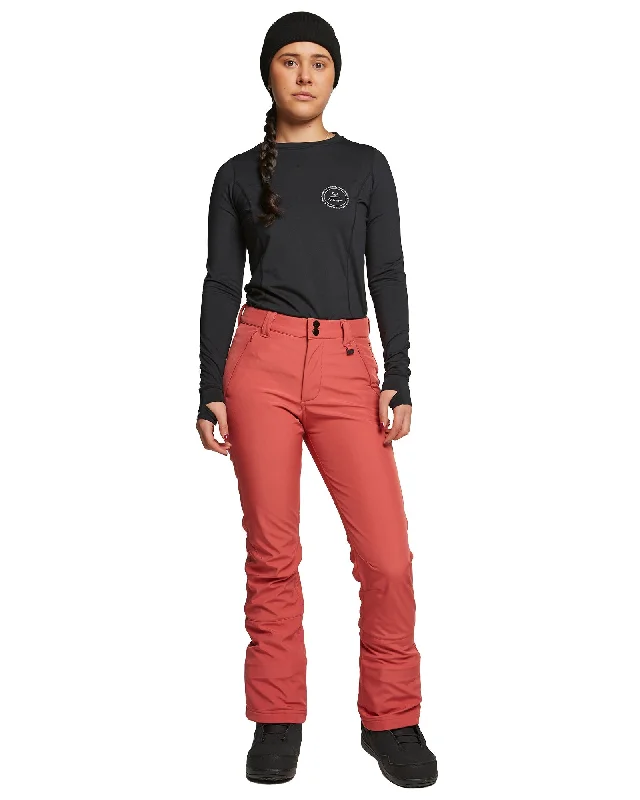 VA VA BOOM PANT - MINERAL RED Trendy High-Waist Trousers