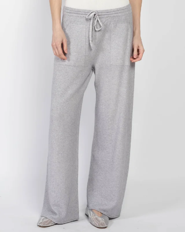 Straight Knit Wide Pants Cozy Fitted Pants