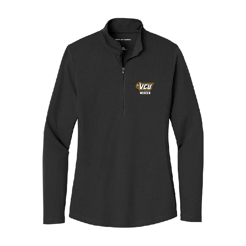 VCU - NCAA Women's Track & Field : Sanaa Wooden - Women's Lightweight Quarter Zip Jacket Jersey Jacket Tulle Jacket Batik Jacket