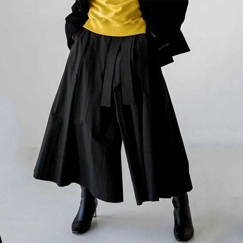 Wide Leg Loose Straight Pants Fashionable Tapered Leg Pants