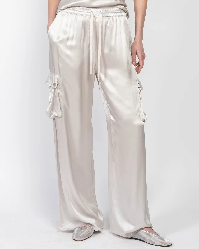 Mason Vintage Satin Pants High-Waist Jogger Pants