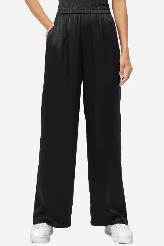 Camy NYC Bleecker Pants in Black Stylish Slim Trousers