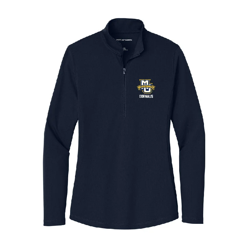 Marquette - NCAA Women's Track & Field : Jaiden Dornaus - Women's Lightweight Quarter Zip Jacket Zippered Jacket Buttoned Jacket Snapped Jacket