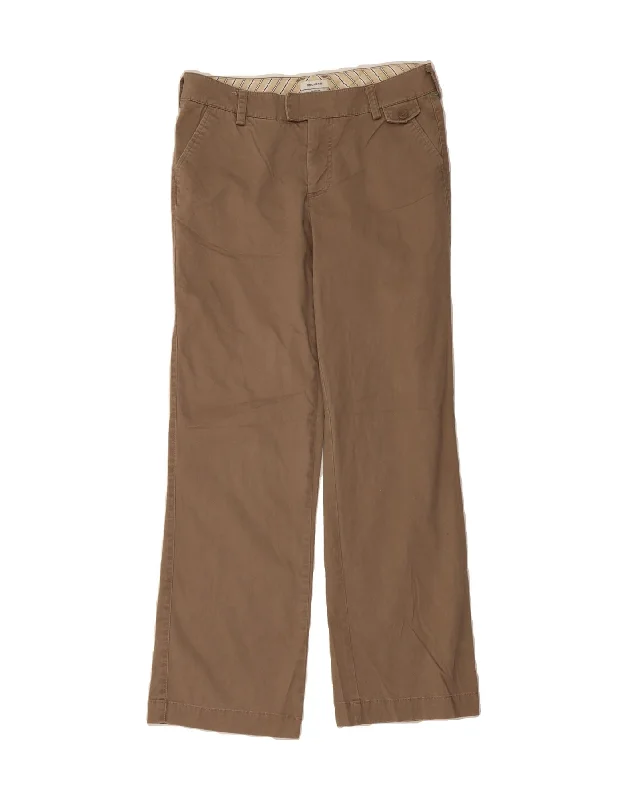 DOCKERS Womens Favorite Fit Casual Trousers US 8 Medium W30 L31 Brown Trousers New Arrival