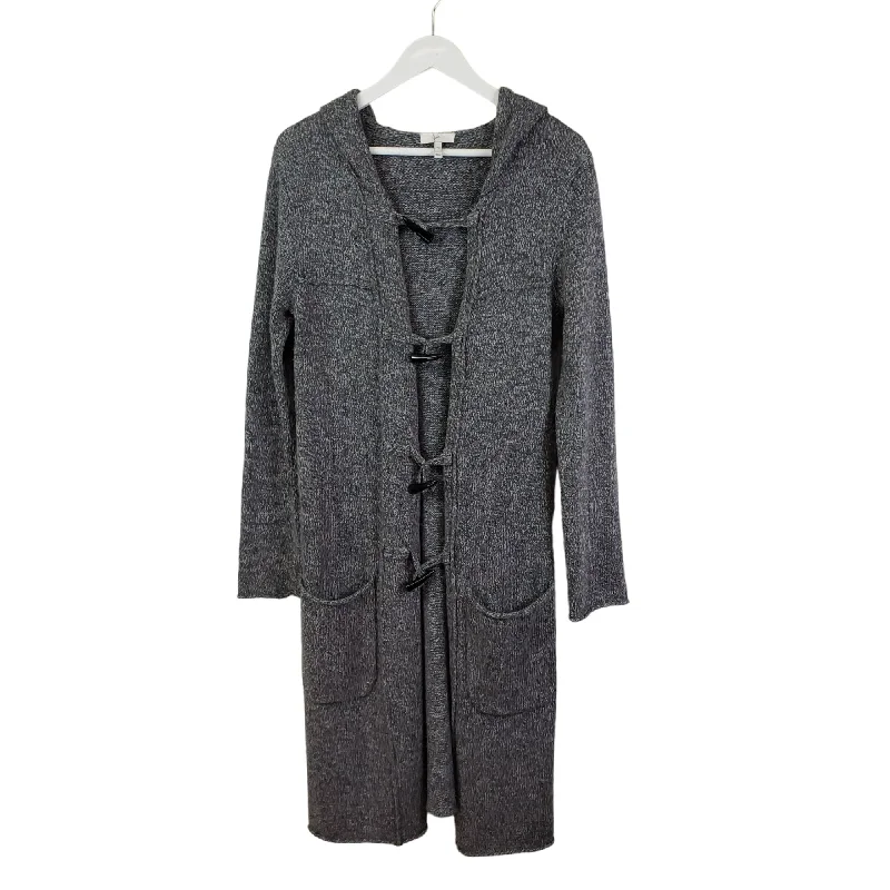 Joie Wool & Cashmere Blend Toggle Longline Hooded Cardigan Sweater Size XS Cable Knit Ribbed Knit Lace Knit