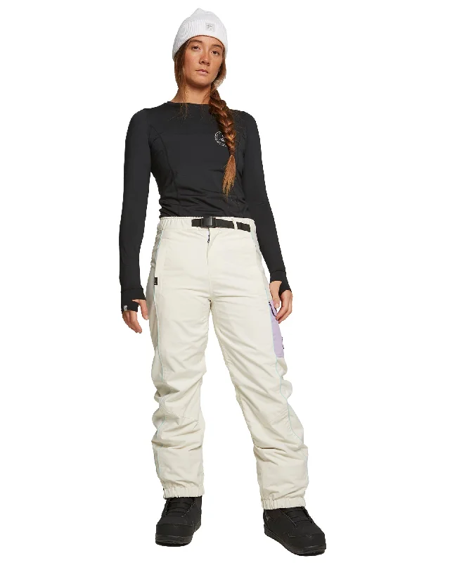 SHE RIPZ PANT - SNOW WHITE Casual Yoga Pants
