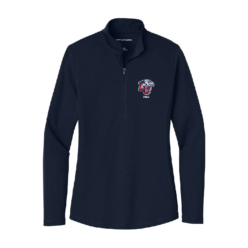 Liberty - NCAA Women's Track & Field : Meredith Engle - Women's Lightweight Quarter Zip Jacket Knit Jacket Woven Jacket Fleece Jacket