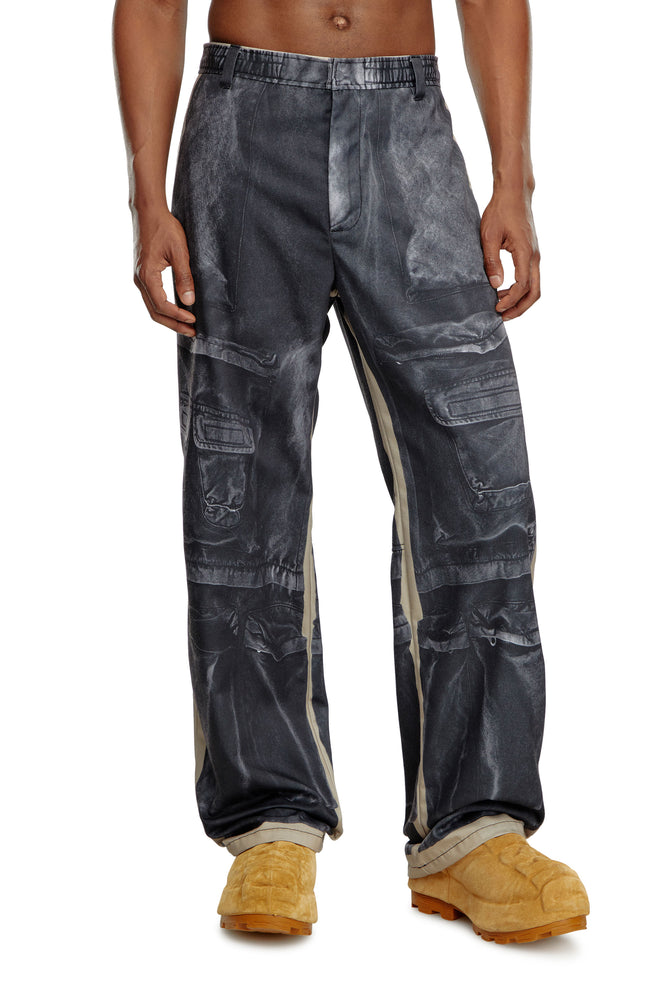 Twill trousers with cargo pant print Trousers New Arrival