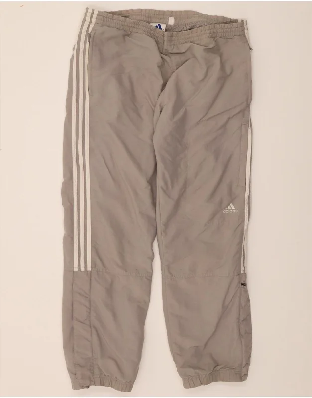 ADIDAS Womens Tracksuit Trousers US 18 XL  Grey Polyester Trousers Capri Summer