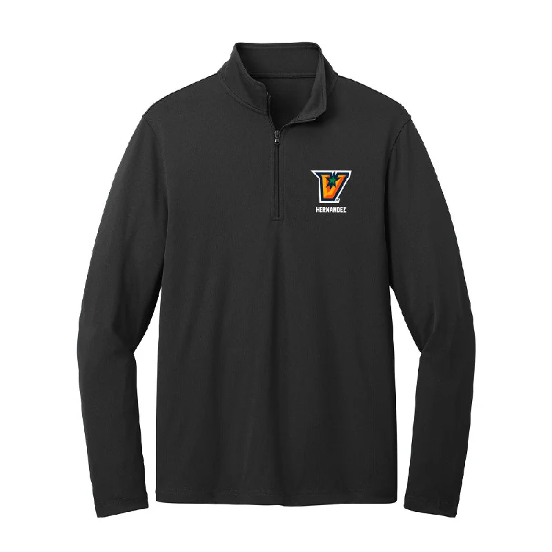 UTRGV - NCAA Women's Track & Field : Ana Hernandez - Lightweight Quarter Zip Jacket Herringbone Jacket Houndstooth Jacket Plaid Jacket