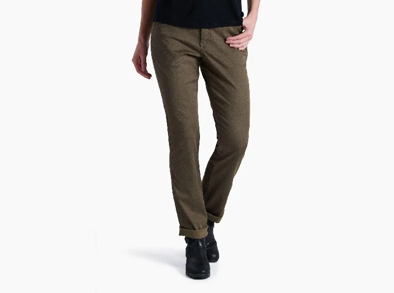 Women's Kultivatr Straight Pant - Sage Formal Linen Trousers