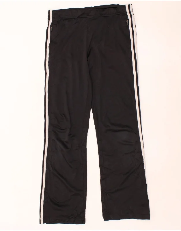 ADIDAS Womens Clima 365 Tracksuit Trousers UK 10 Small  Black Polyester Trousers Bootcut Casual