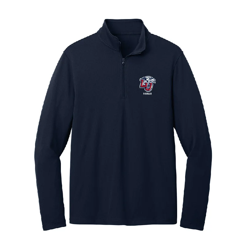 Liberty - NCAA Women's Track & Field : Lucy Hauser - Lightweight Quarter Zip Jacket Embroidered Jacket Appliqued Jacket Beaded Jacket