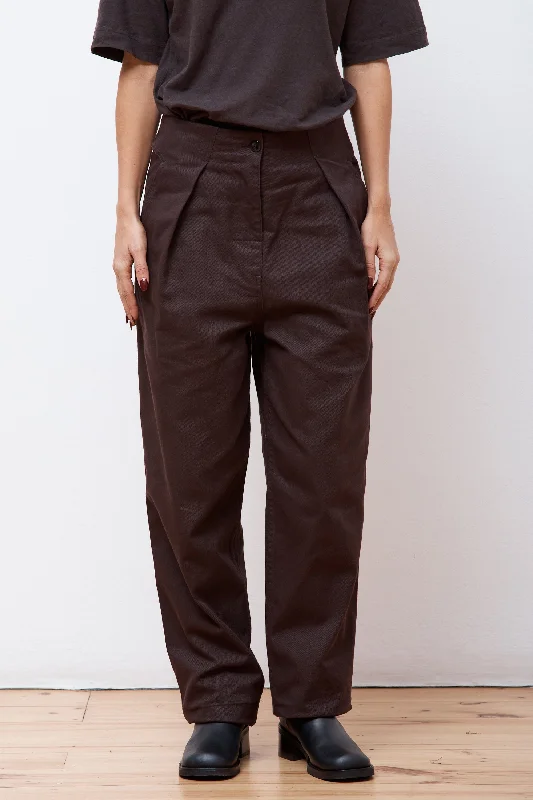 MHL Cinch Back Trouser Ebony Trousers Harem Relaxed Fit