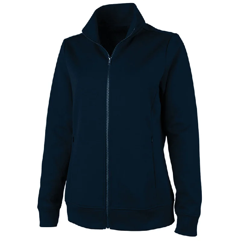 Charles River Women's Navy Seaport Full Zip Performance Jacket Anorak Shell Jacket Lightweight Jacket