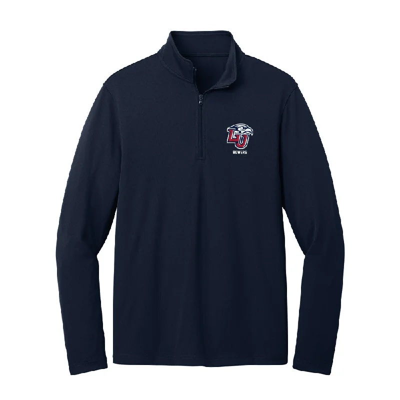 Liberty - NCAA Women's Track & Field : Mia Bowers - Lightweight Quarter Zip Jacket Zip Front Button Front Snap Front