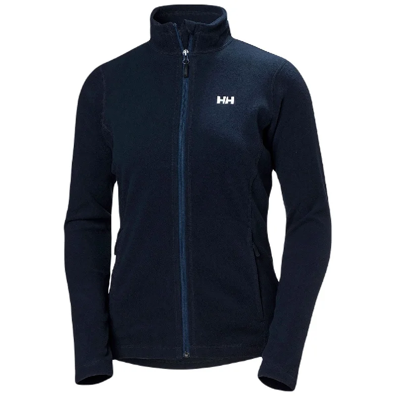 Helly Hansen Women's Navy Daybreaker Fleece Jacket Denim Fabric Leather Fabric Suede Fabric