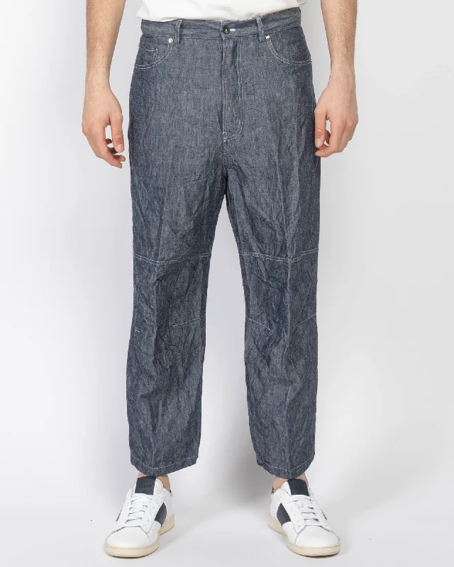 Baggy 5 Pocket Pants Comfortable Denim Pants