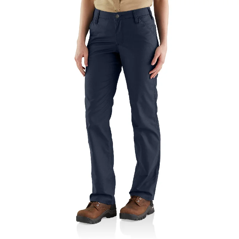 Women's Rugged Professional™Series Rugged Flex® Loose Fit Canvas Work Pant Lightweight Linen Pants