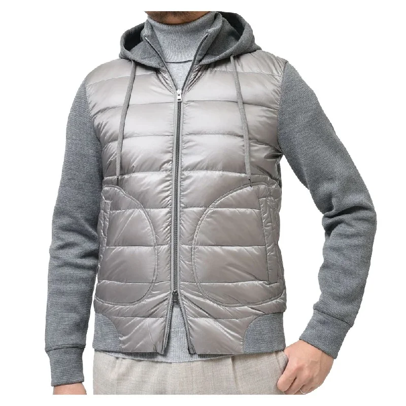 Gray Wool Jacket Knit Jacket Woven Jacket Fleece Jacket