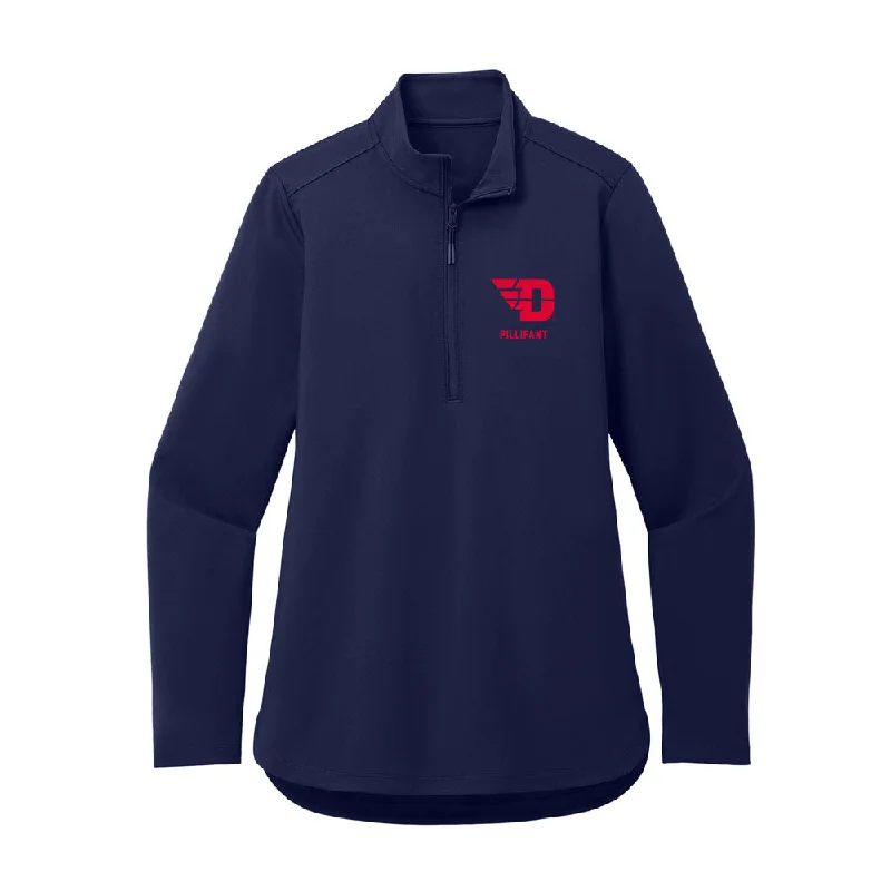 Dayton - NCAA Women's Track & Field : Jameson Pillifant - Women's Premium Quarter Zip Jacket Fitted Jacket Loose Jacket Oversized Jacket