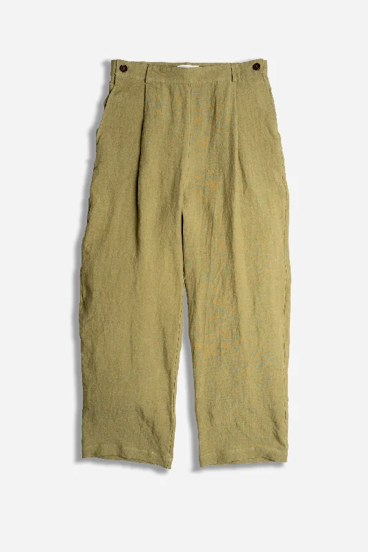 Georgia Trouser Olive Trousers Tapered Slim Fit