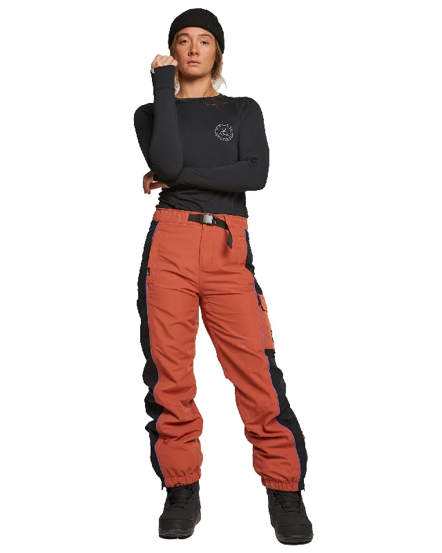 SHE RIPZ PANT - BAKED CLAY Lightweight Linen Pants