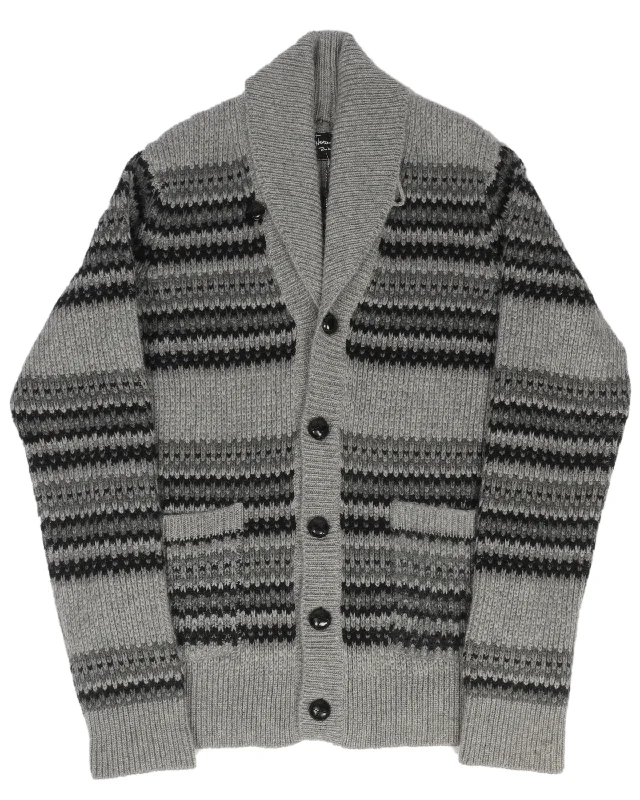 Cashmere Cardigan Seamless Knitted Crochet