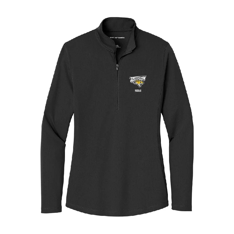 Towson - NCAA Women's Track & Field : Leeann Redlo - Women's Lightweight Quarter Zip Jacket Plaid Jacket Tartan Jacket Houndstooth Jacket