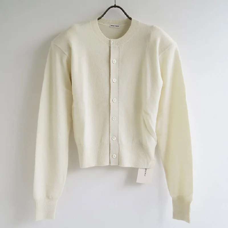 SALE 40%OFF ! <br/>【INSCRIRE/アンスクリア】<br>Tight Fit C/N Cardigan <br>I24AW-IBC048 Button Cardigan Zip Cardigan Pullover Cardigan