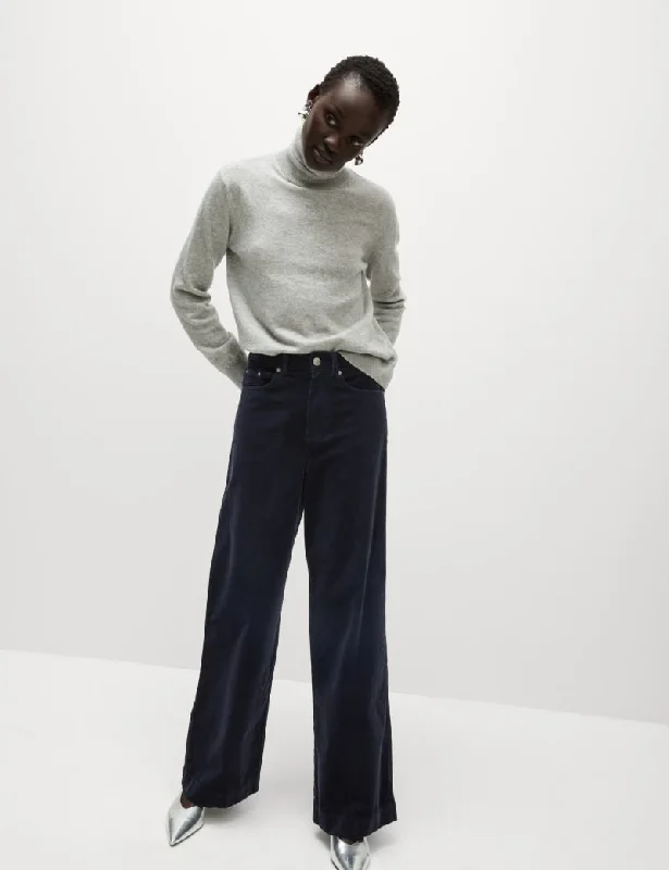 Cord Wide Leg Trousers Trousers Chinos Classic