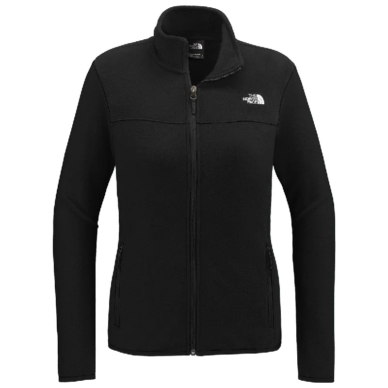 The North Face Women's TNF Black Glacier Full-Zip Fleece Jacket Chenille Jacket Brocade Jacket Lace Jacket