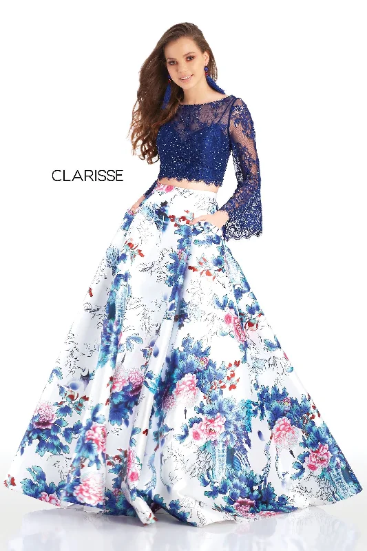 Clarisse -4977 Two Piece Floral Evening Dress Tunics Review highly