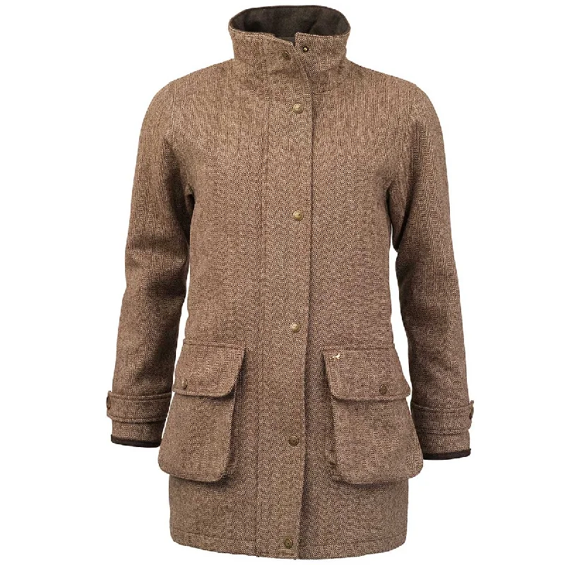 Laksen Glyn Women's Waterproof Tweed Shooting Coat W.CTX Fitted Tailored Blazer